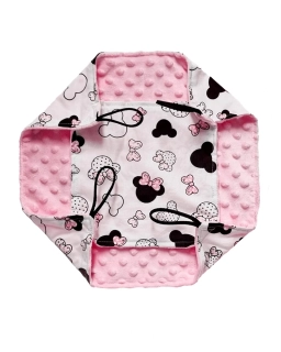 Dvoupatrová hamaka - Minnie růžová a Pink